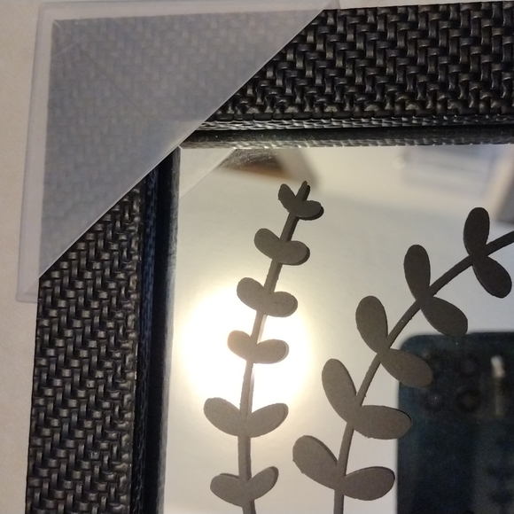 Creative products, framed painted mirror. - Picture 3 of 7